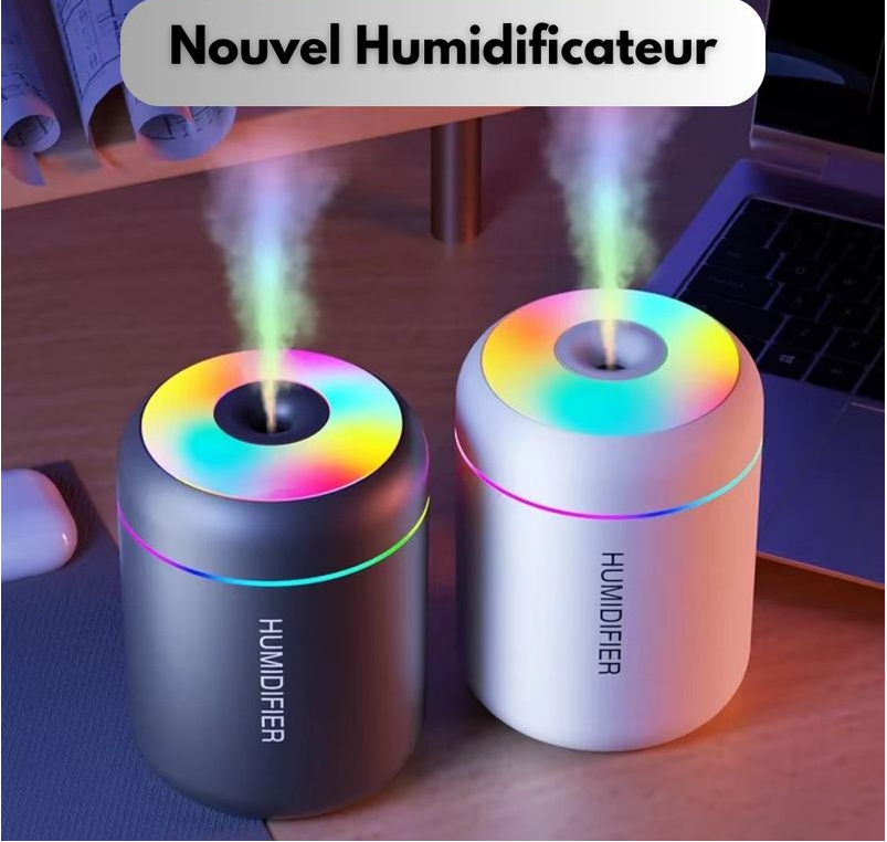 USB Air Humidifier LED Desktop Cool Mist Sprayer Aroma Diffuser Essential Oil Purifier for Home Bedroom