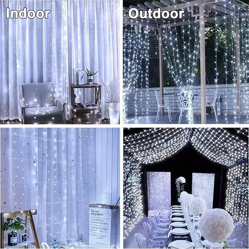 3Mx1M/2M/3M LED String Lights USB Fairy Lights Garland for New Year Wedding Festive Party Christmas Home Curtain Decoration