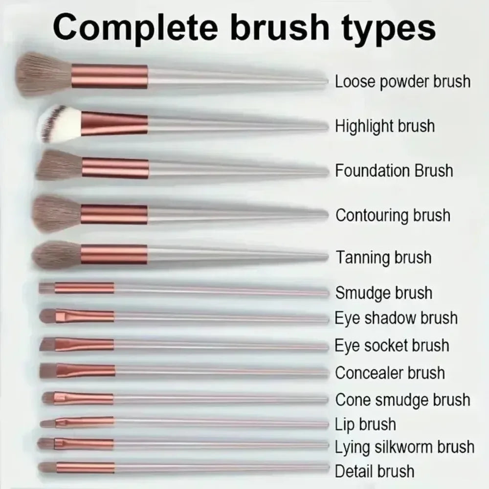 Makeup brush set, soft and fluffy, professional cosmetics foundation brush, multi-style blending makeup brush, beauty tools