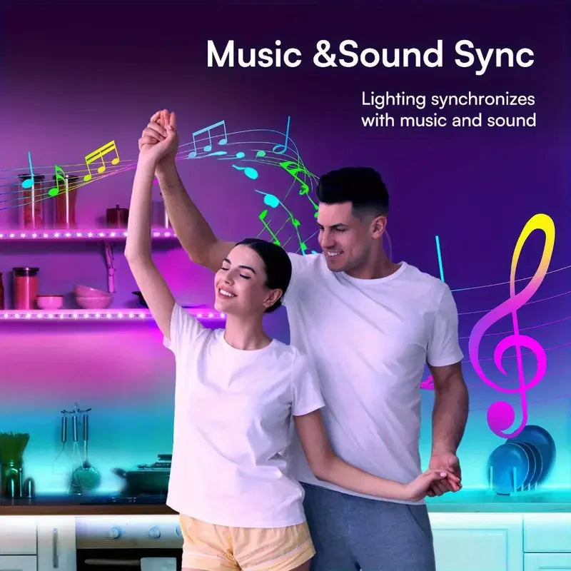 RGB LED pásky 1M-40M LED pokojové světlo s ovládáním APP flexibilní stuha luces LED páska pro dekoraci pokoje ložnice 