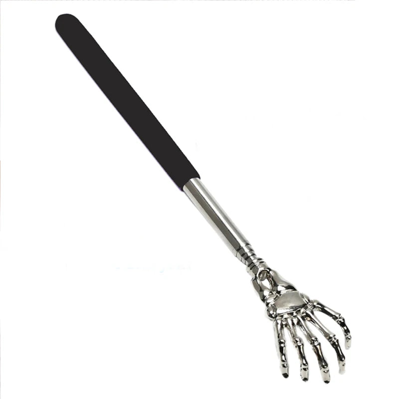 1Piece Extendable Back Scratcher Portable Telescoping Scratching Metal Stainless Steel Back Scratchers Hand Massager Handicrafts